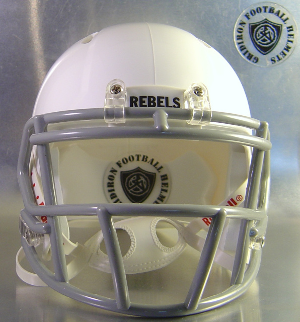 White Mini Helmet front Bumpers ( Choose from our list of stock names )